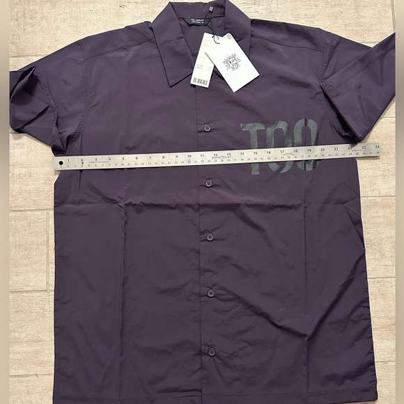 NWT "TOO BAD" collared shirt by Tee Library - Picture 8 of 14